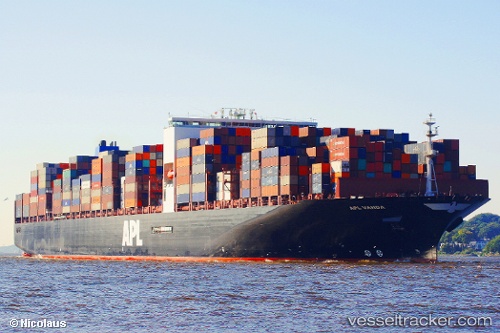 vessel Apl Vanda IMO: 9631993, Container Ship

