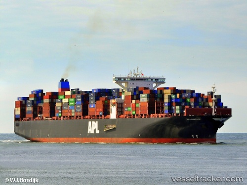 vessel Apl Merlion IMO: 9632014, Container Ship
