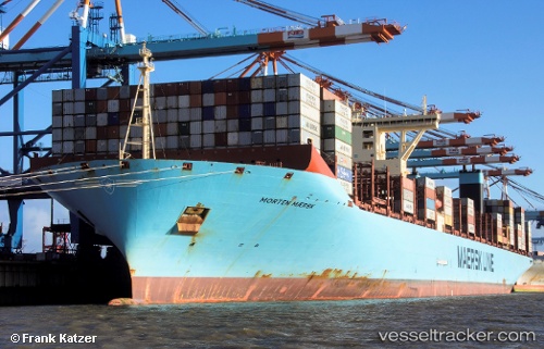 vessel Morten Maersk IMO: 9632105, Container Ship
