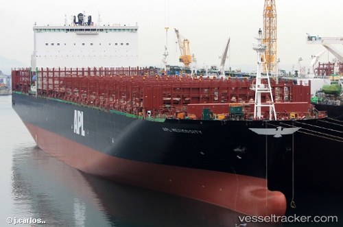 vessel Apl Mexico City IMO: 9632210, Container Ship
