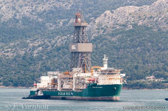 vessel Ocean Rig Athena IMO: 9632557, Drilling Ship
