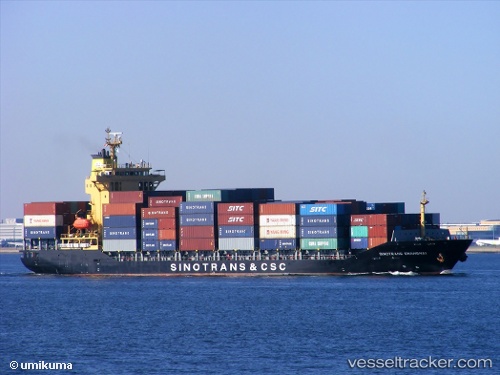 vessel Sinotrans Shanghai IMO: 9633745, Container Ship
