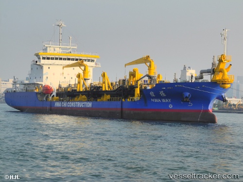 vessel Hwa Way IMO: 9633824, Hopper Dredger
