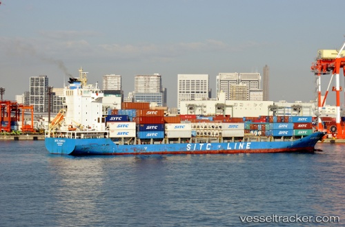 vessel Sitc Yantai IMO: 9639622, Container Ship
