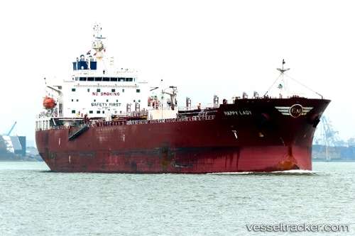 vessel Happy Lady IMO: 9644225, Chemical Oil Products Tanker
