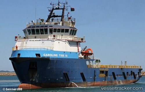 vessel Caroline Tide Iii IMO: 9656486, Offshore Tug Supply Ship
