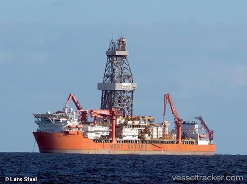 vessel West Saturn IMO: 9657428, Drilling Ship
