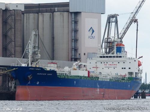 vessel Fairchem Sabre IMO: 9657478, Chemical Oil Products Tanker
