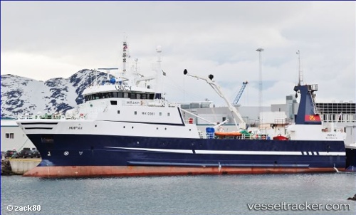 vessel Mirakh IMO: 9657959, Fishing Vessel
