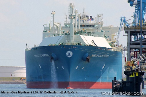 vessel Maran Gas Mystras IMO: 9658238, Lng Tanker
