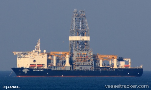 vessel Ocean Blacklion IMO: 9662631, Drilling Ship
