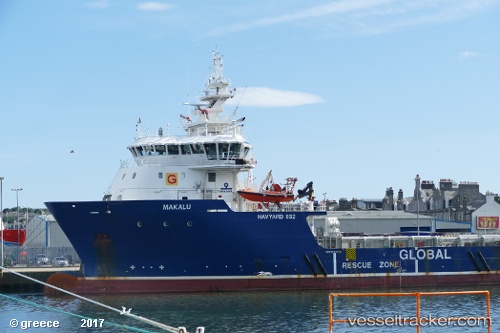 vessel Makalu IMO: 9664380, Offshore Tug Supply Ship
