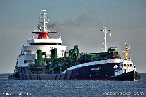 vessel Spauwer IMO: 9668570, Hopper Dredger
