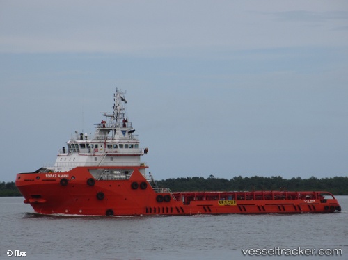 vessel TOPAZ AMANI IMO: 9671395, Offshore Supply Ship