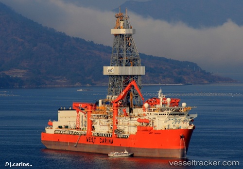 vessel West Carina IMO: 9674127, Drilling Ship
