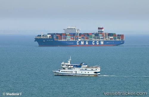 vessel Cma Cgm Rhone IMO: 9674543, Container Ship
