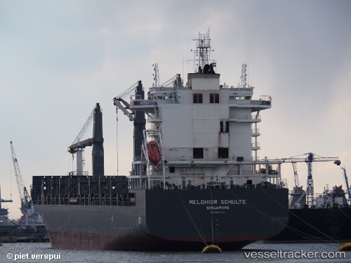 vessel Melchior Schulte IMO: 9676723, Container Ship
