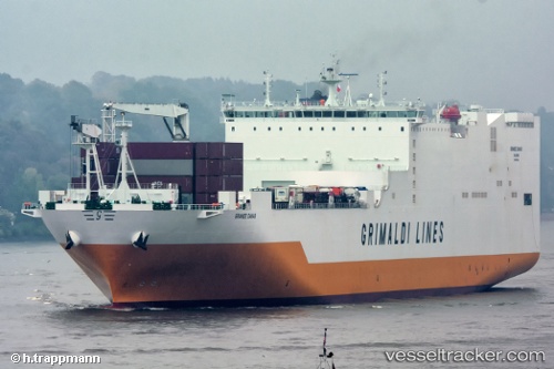 vessel Grande Dakar IMO: 9680724, Container Ro Ro Cargo Ship
