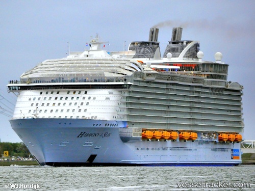 vessel Harmony Of The Seas IMO: 9682875, Cruise Ship

