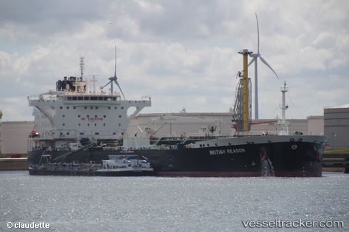 vessel British Reason IMO: 9683087, Crude Oil Tanker
