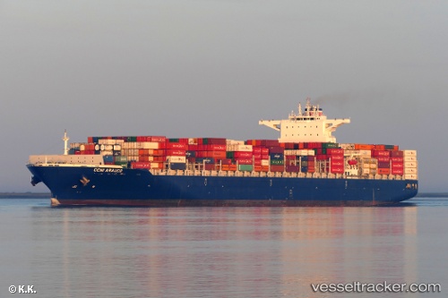 vessel Ccni Arauco IMO: 9683843, Container Ship
