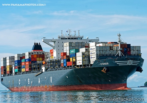 vessel Cisnes IMO: 9687576, Container Ship
