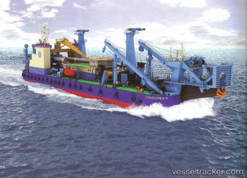 vessel Cassiopeia V IMO: 9688453, Dredger
