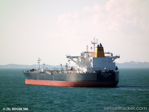 vessel Captain John IMO: 9692832, Crude Oil Tanker
