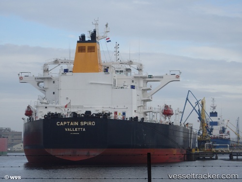 vessel Captain Spiro IMO: 9692856, Crude Oil Tanker
