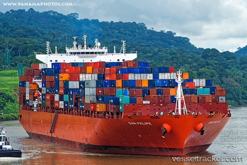 vessel San Felipe IMO: 9698628, Container Ship
