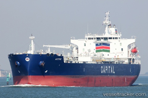 vessel Active IMO: 9700342, Chemical Oil Products Tanker
