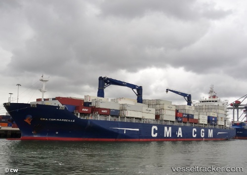 vessel CMA CGM MARSEILLE IMO: 9709207, Container Ship