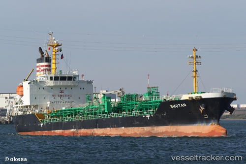 vessel Shotan IMO: 9709271, Chemical Oil Products Tanker

