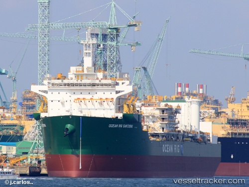 vessel SANTORINI IMO: 9709427, Drilling Ship
