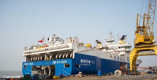 vessel Haiyangshiyou721 IMO: 9714525, Research Vessel
