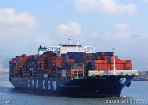 vessel CMA CGM MEKONG IMO: 9718105, Container Ship