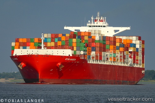 vessel Ccni Andes IMO: 9718935, Container Ship
