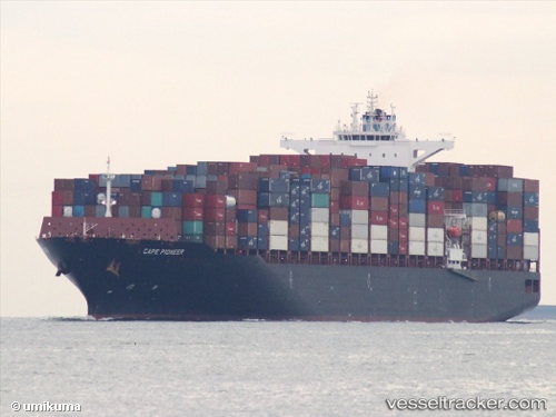 vessel Cape Pioneer IMO: 9719874, Container Ship
