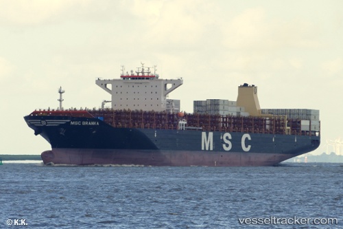 vessel Msc Branka IMO: 9720495, Container Ship
