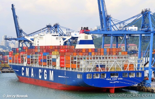 vessel Cma Cgm Ohio IMO: 9722687, Container Ship
