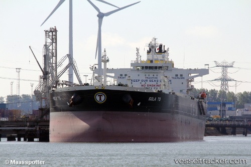 vessel Sola Ts IMO: 9724350, Crude Oil Tanker
