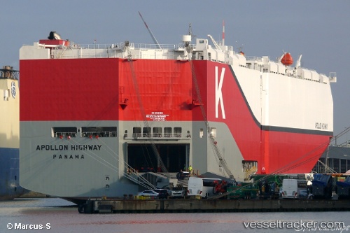 vessel Apollon Highway IMO: 9728083, Vehicles Carrier
