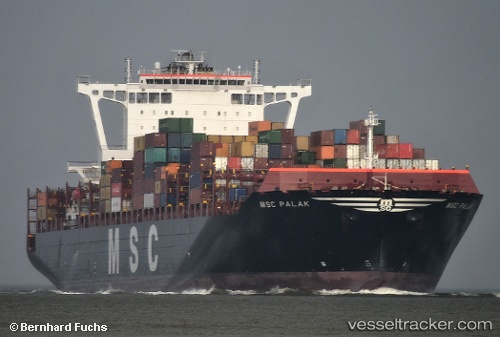vessel Msc Palak IMO: 9735206, Container Ship

