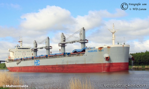 vessel Hamburg Way IMO: 9743227, Bulk Carrier
