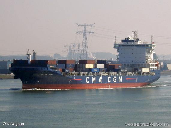 vessel CMA CGM LOUGA IMO: 9745550, Container Ship
