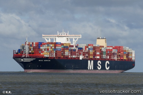 vessel Msc Erica IMO: 9755191, Container Ship
