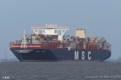 vessel Msc Tina IMO: 9762340, Container Ship
