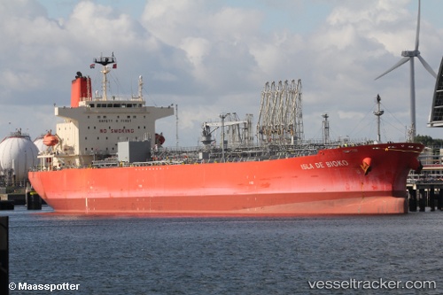 vessel Isla De Bioko IMO: 9767235, Chemical Oil Products Tanker
