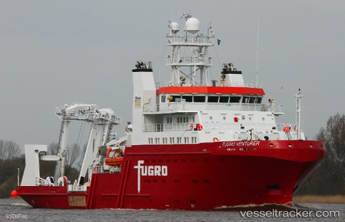 vessel Fugro Venturer IMO: 9769051, Research Vessel
