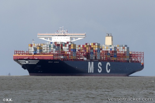 vessel Msc Anna IMO: 9777204, Container Ship
